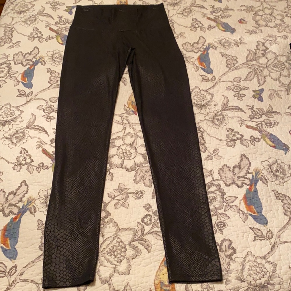 Snake skin leggings